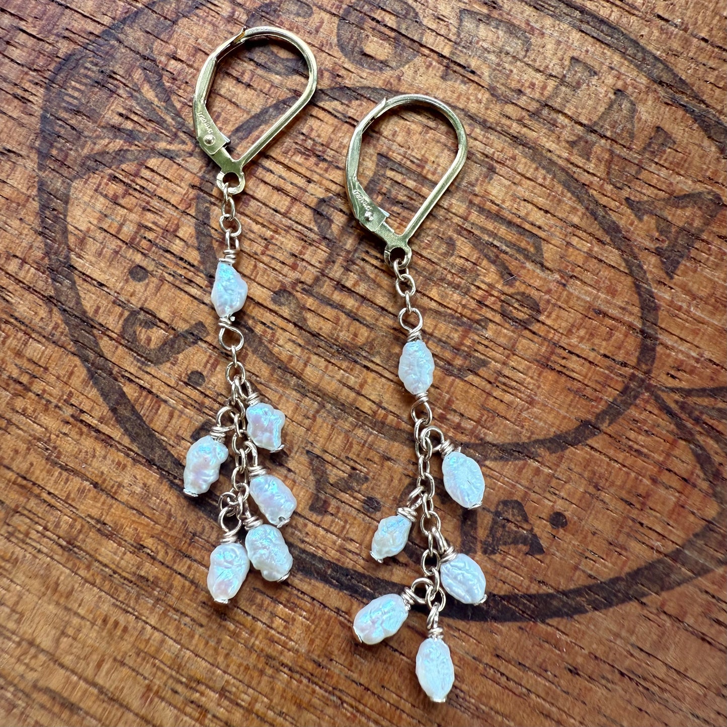 Waterfall Pearl Earrings