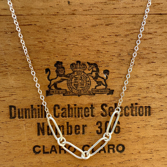 Heavy Cable Chain Accent Necklace