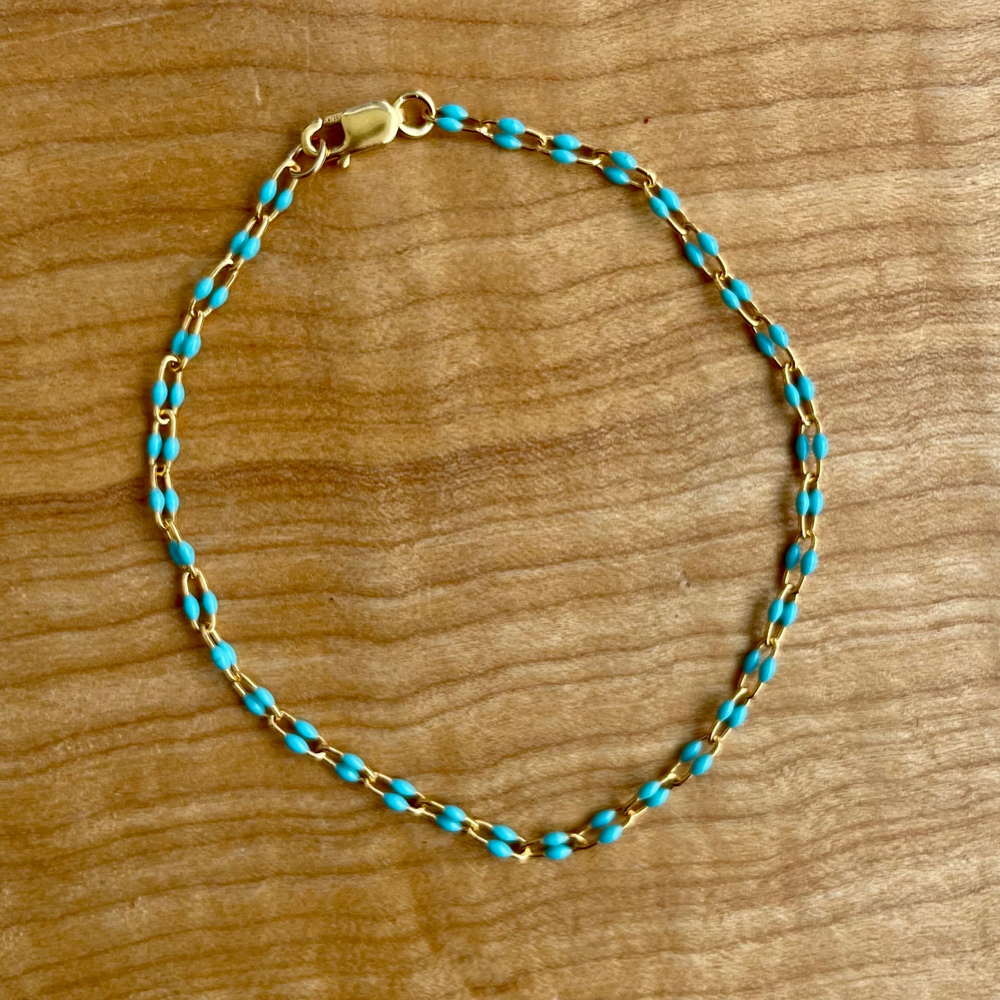 Turquoise Enamel Bracelet