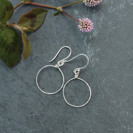 Sterling Silver Hammered Rings