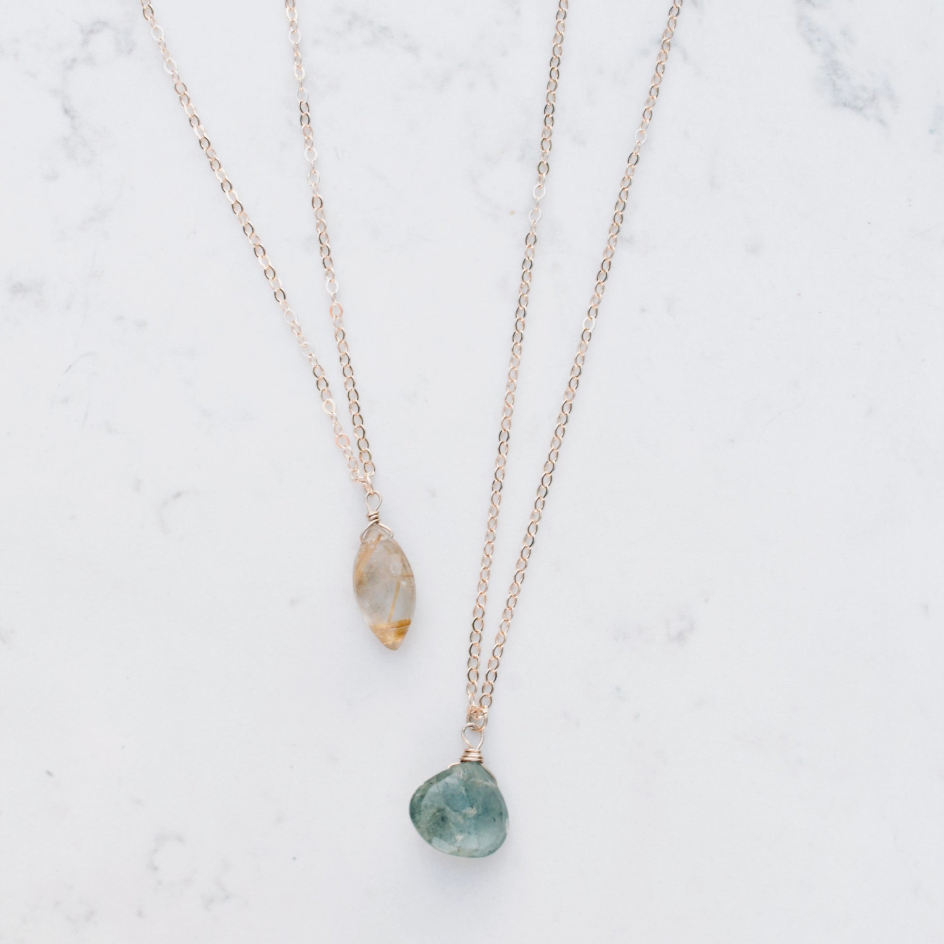 gold pearl filled chain