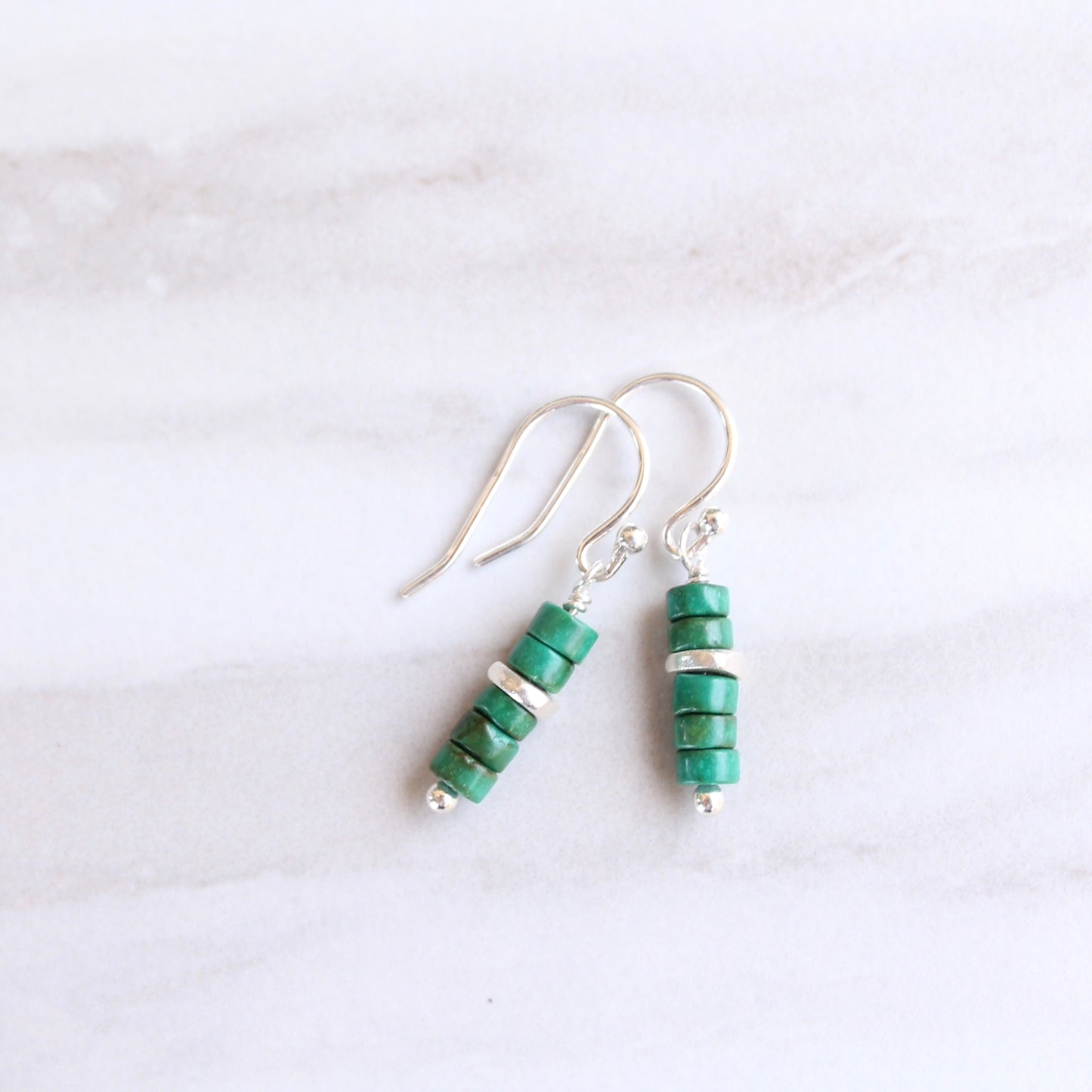 Mini Gemstone Stacks with Sterling Silver