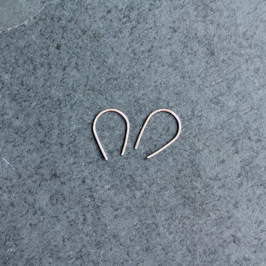 sterling silver mini horseshoe threader