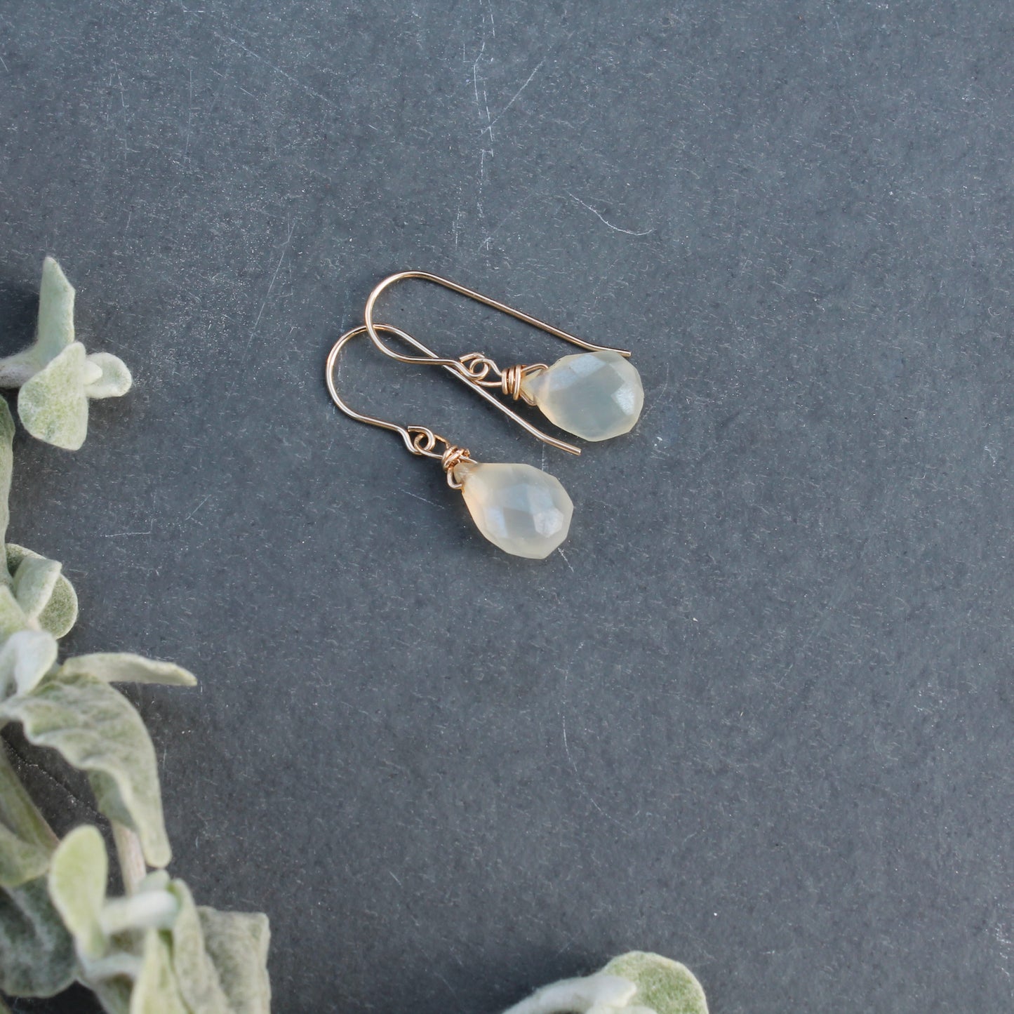 Briolette Dangles en Gold Filled