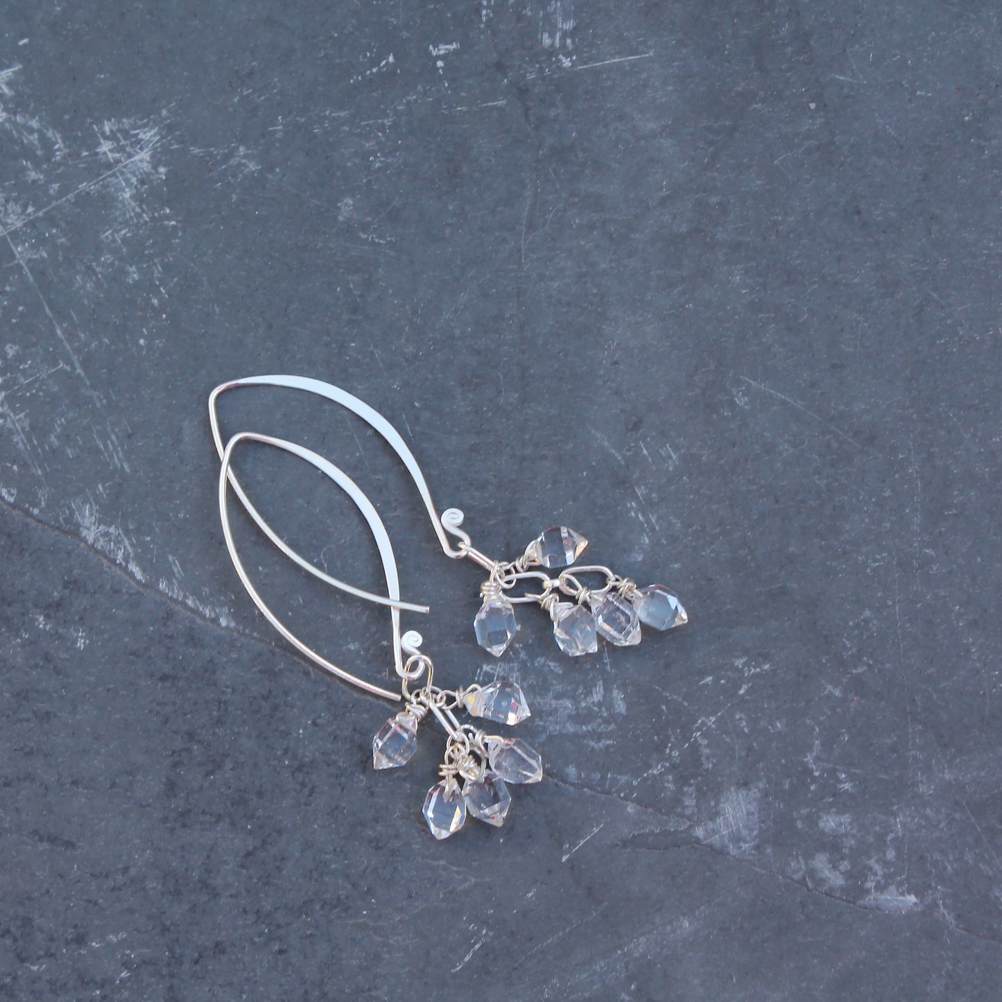 Gemstone Cascade Earrings