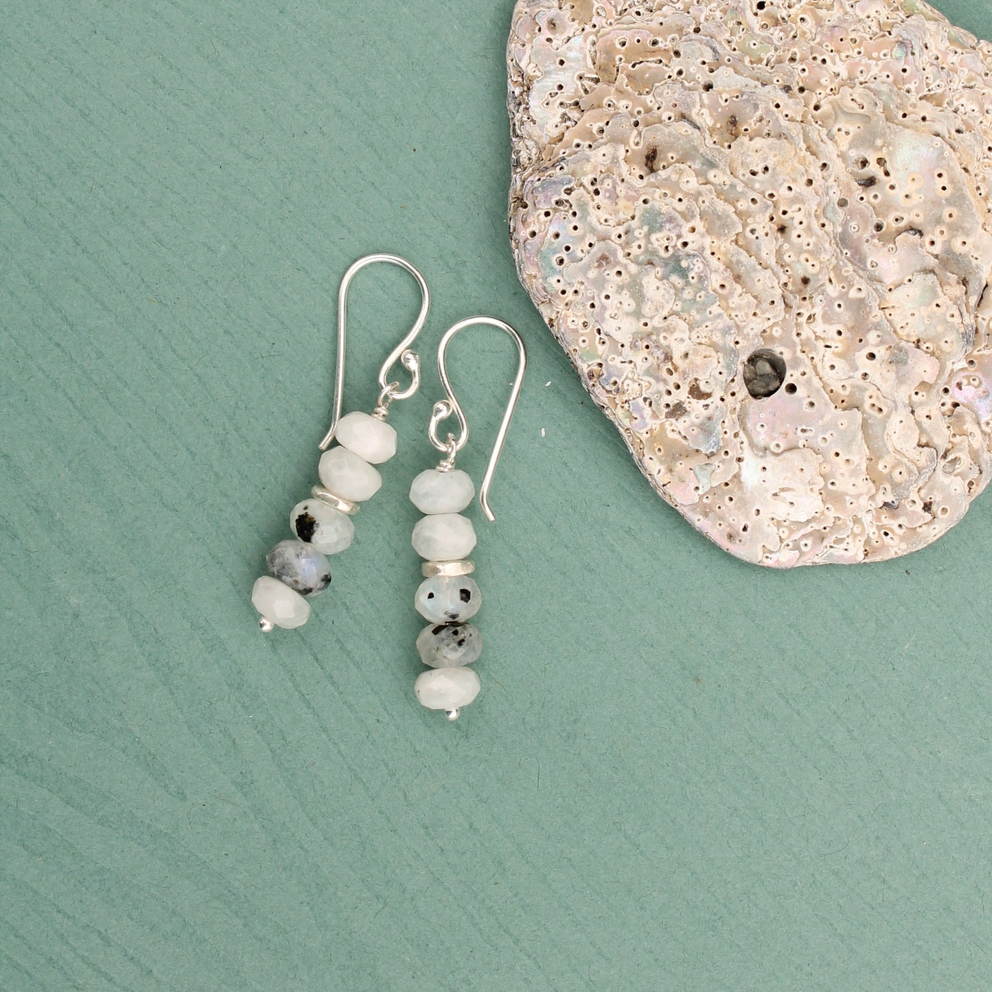 Mini Gemstone Stacks with Sterling Silver