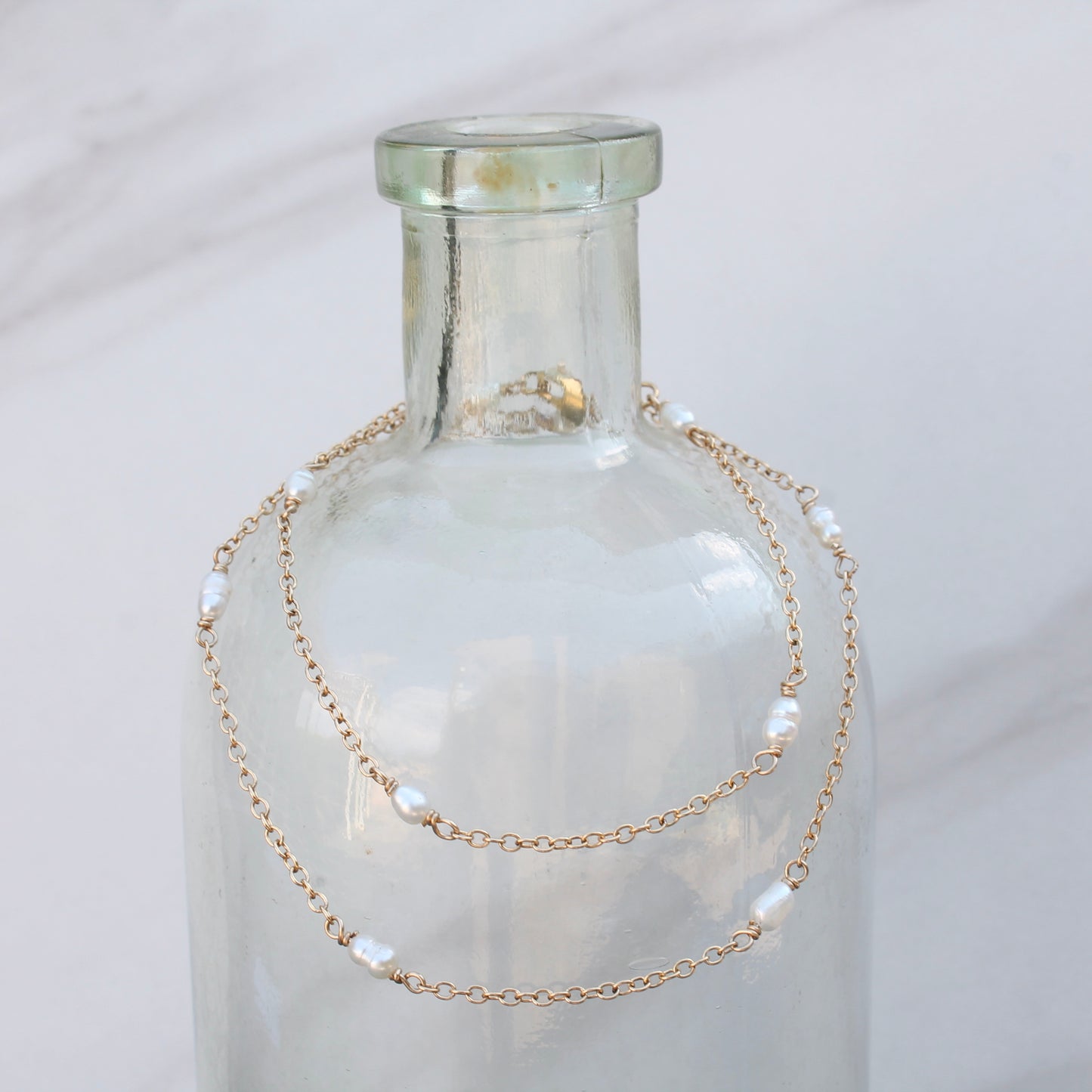 Fresh Water Pearl Station Necklace