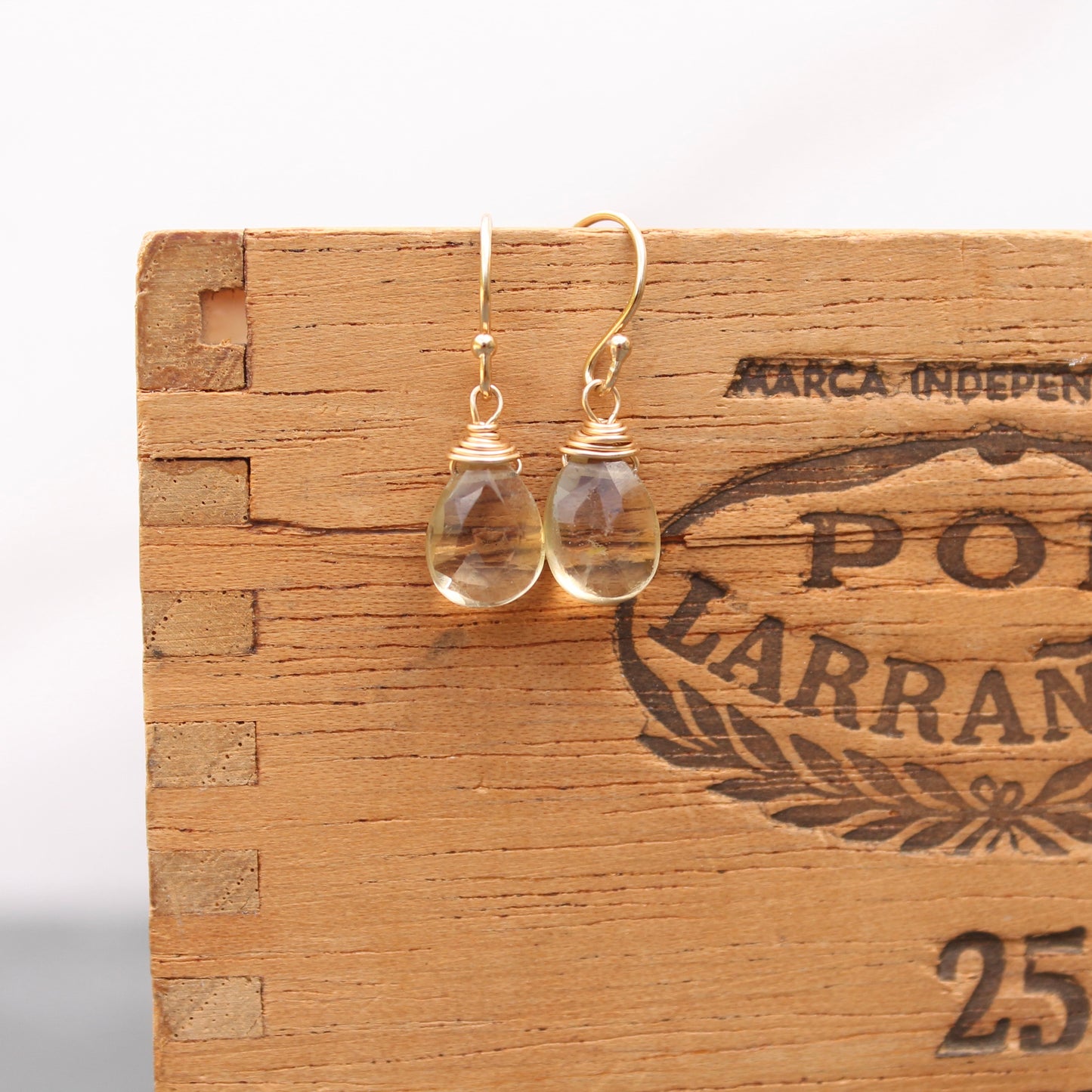 Briolette Dangles in Gold Filled