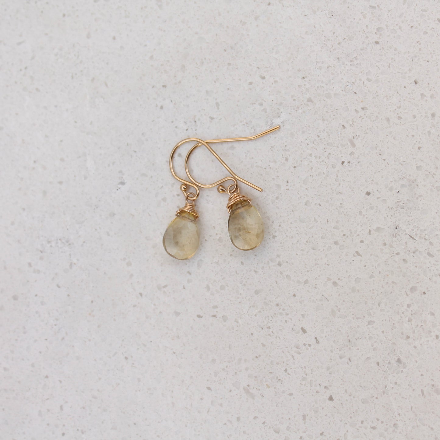 Briolette Dangles in Gold Filled