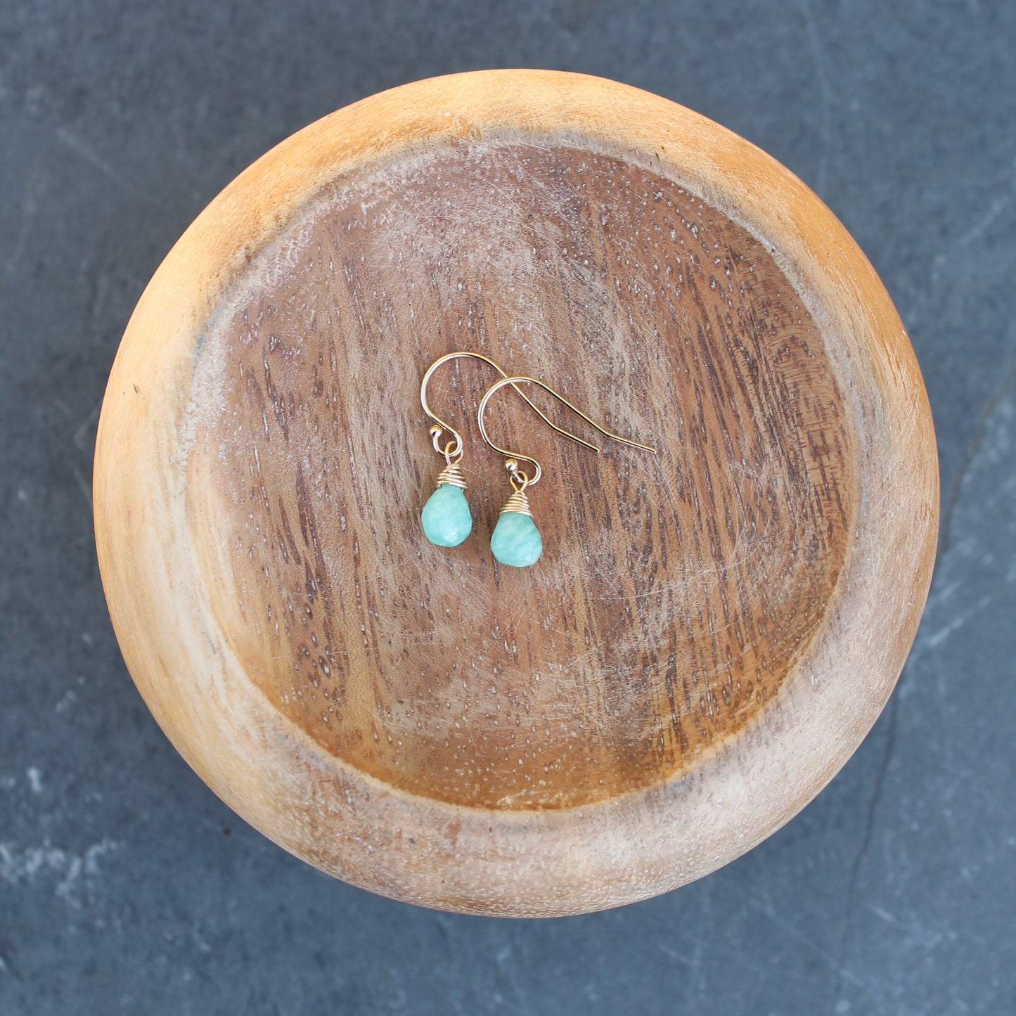 Briolette Dangles en Gold Filled