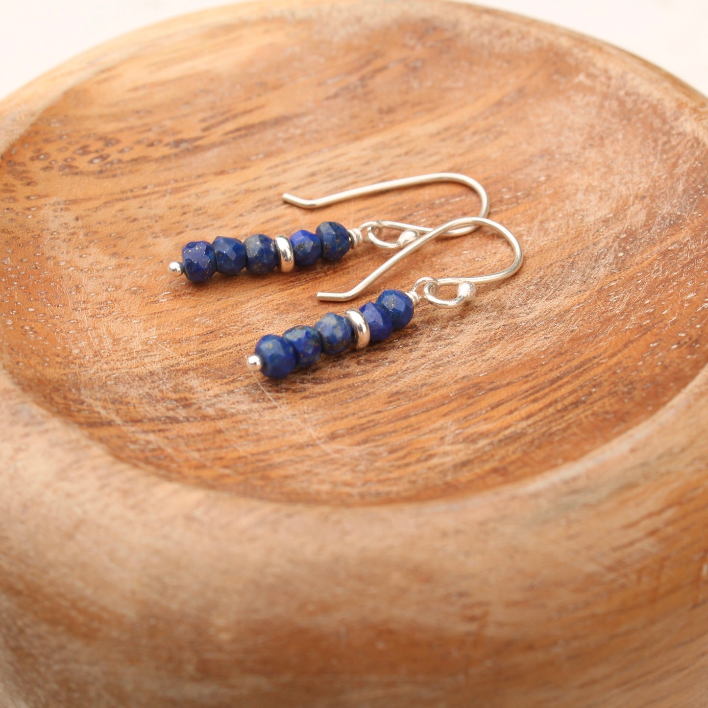 Mini Gemstone Stacks with Sterling Silver