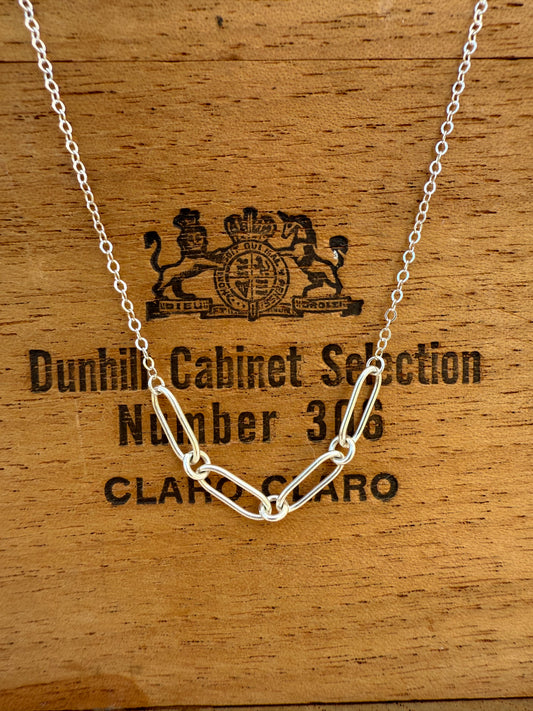 Heavy Cable Chain Accent Necklace