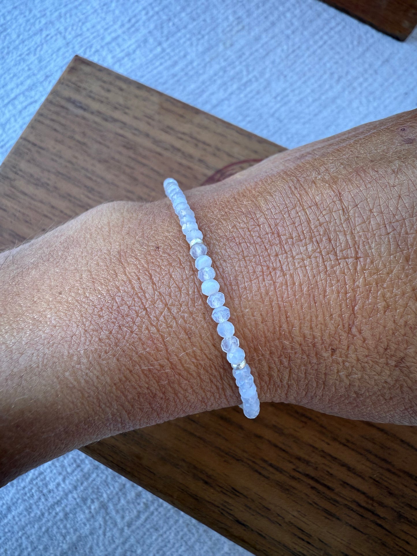 Blue Lace Agate Gemstone Bracelet