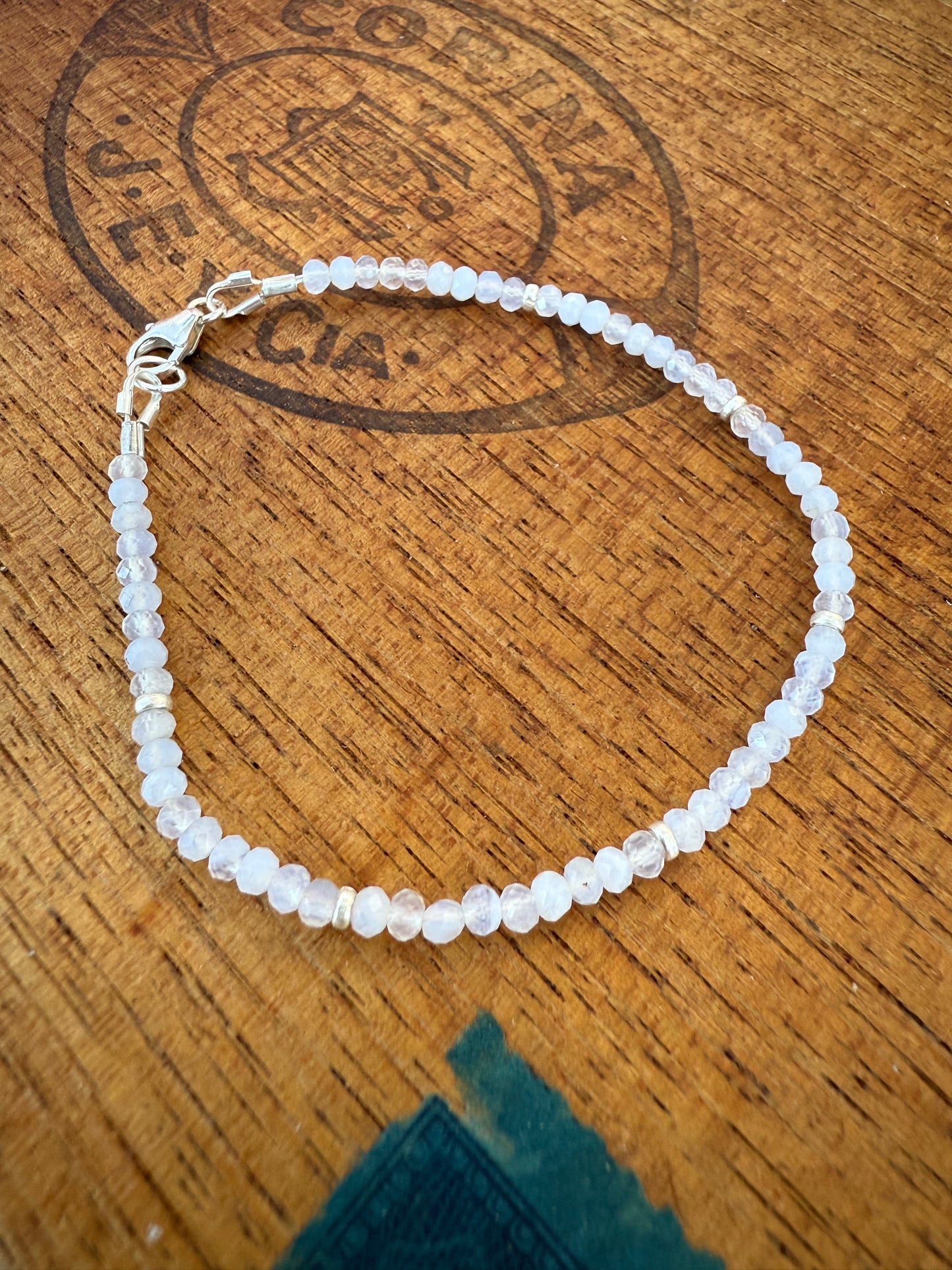 Blue Lace Agate Gemstone Bracelet