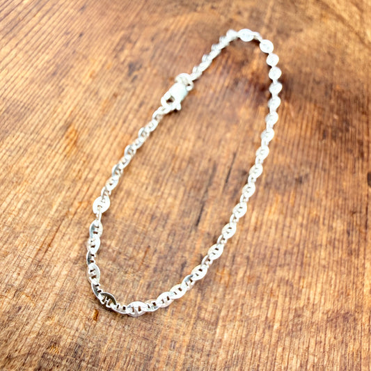 Sterling Silver Mariner Chain Bracelet