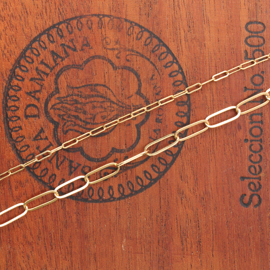 Gold Filled Paperclip Bracelet