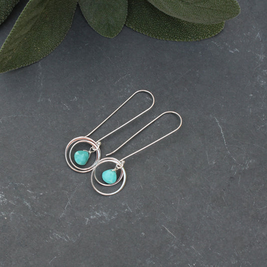 Turquoise Orbit Earrings