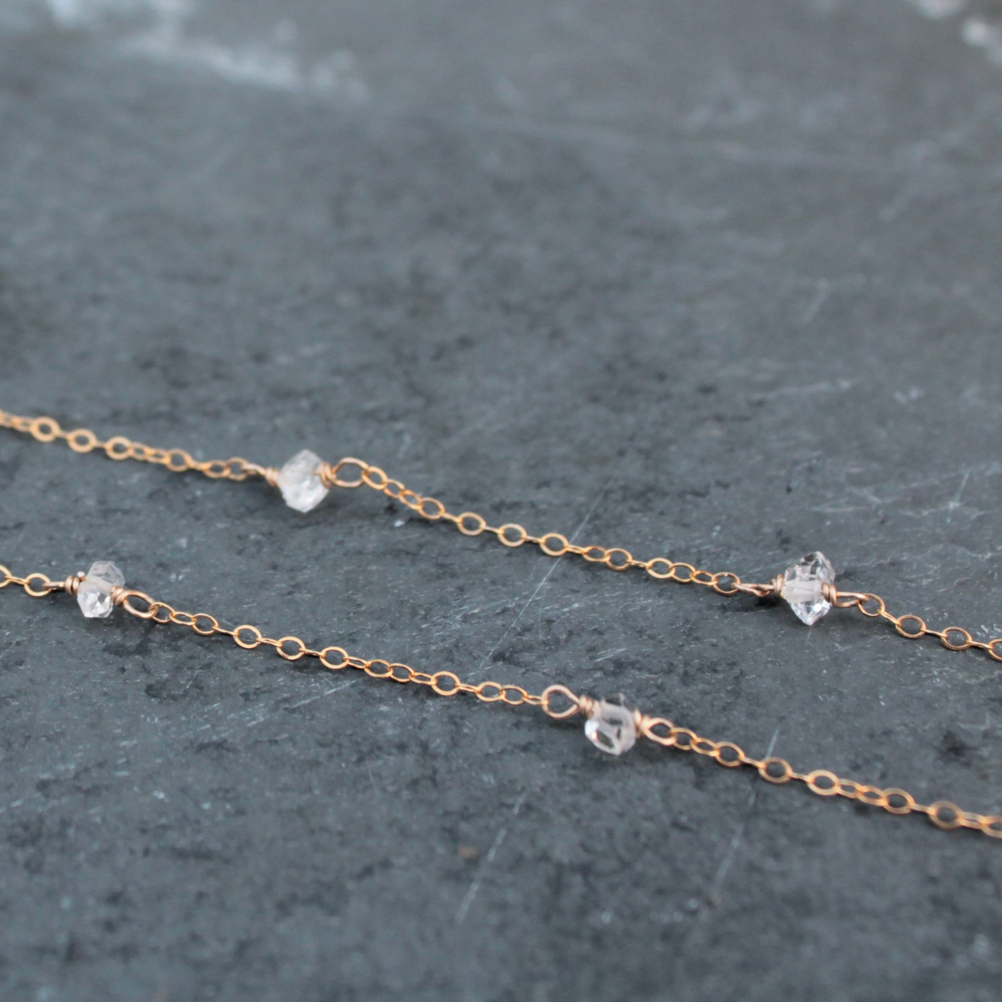 Plumage Jewelry - diamond station necklace