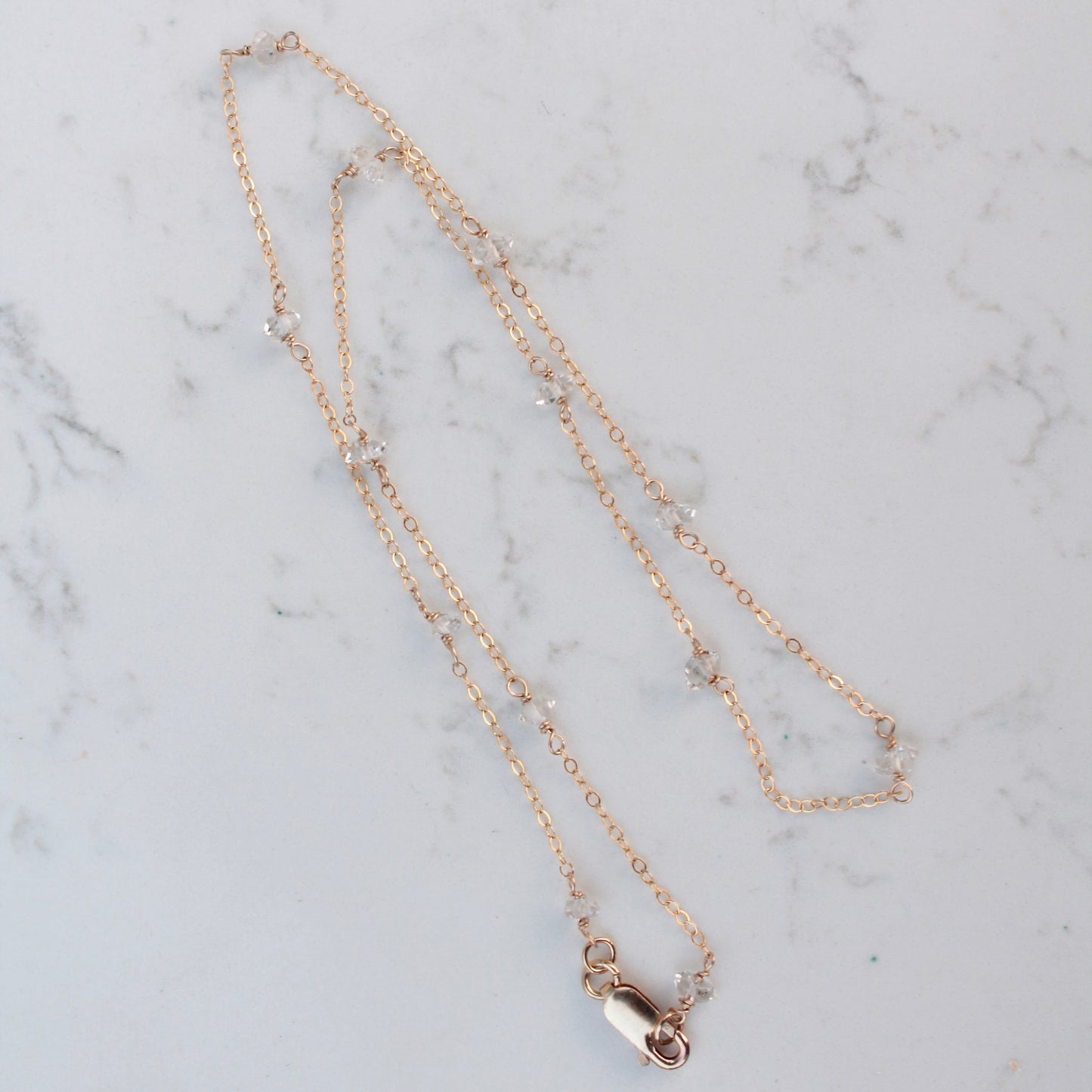 diamond station necklace