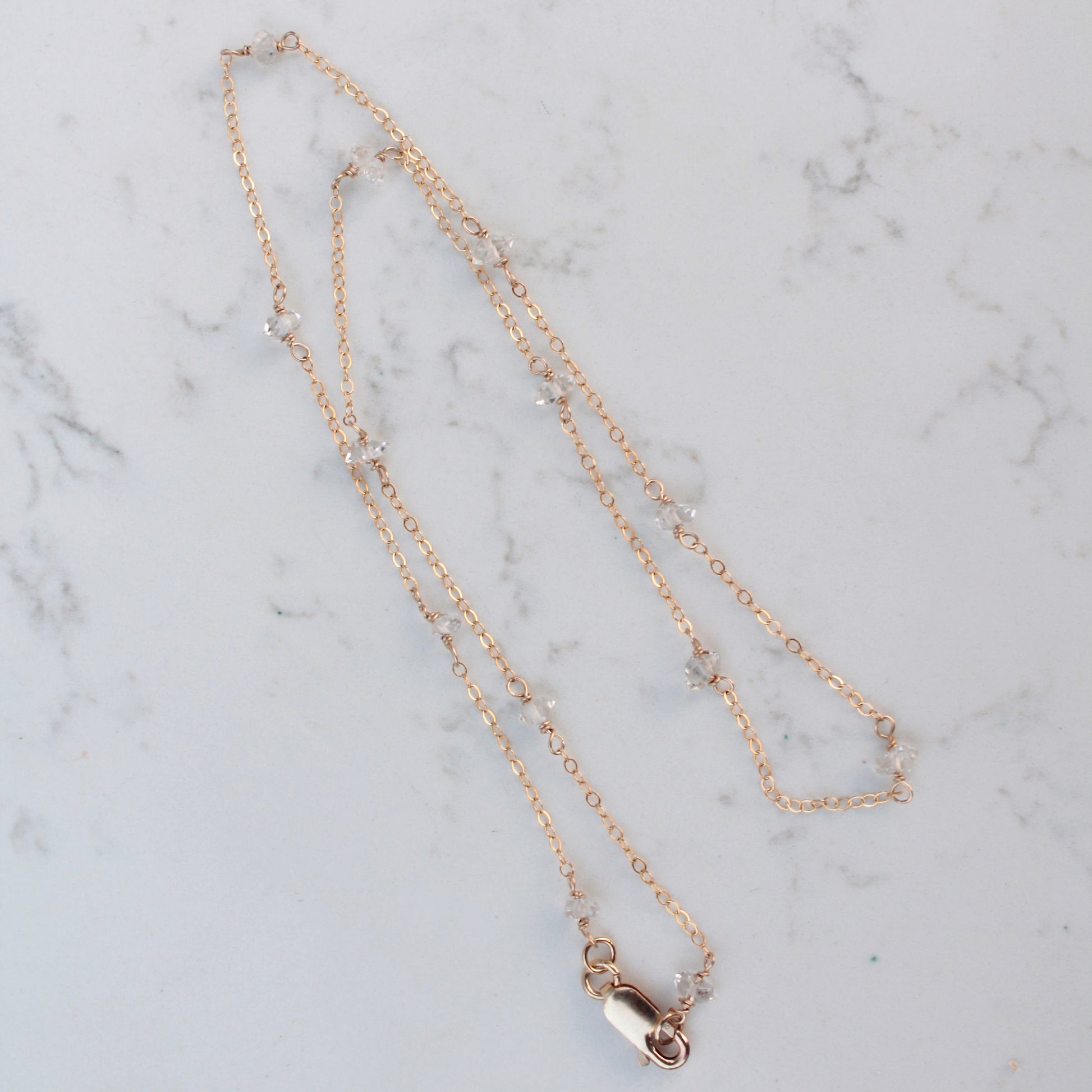 diamond station necklace