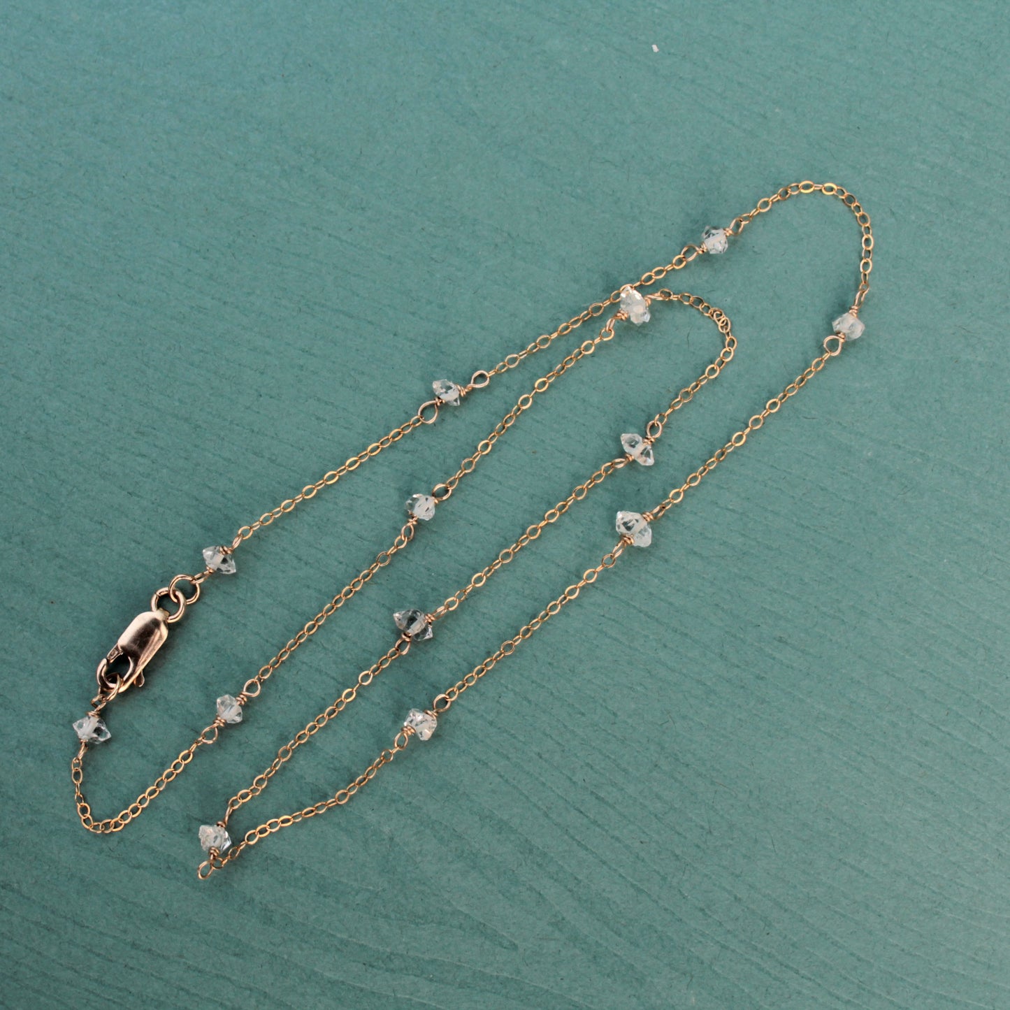 herkimer diamond station necklace