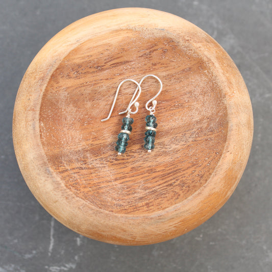 Mini Gemstone Stacks with Silver