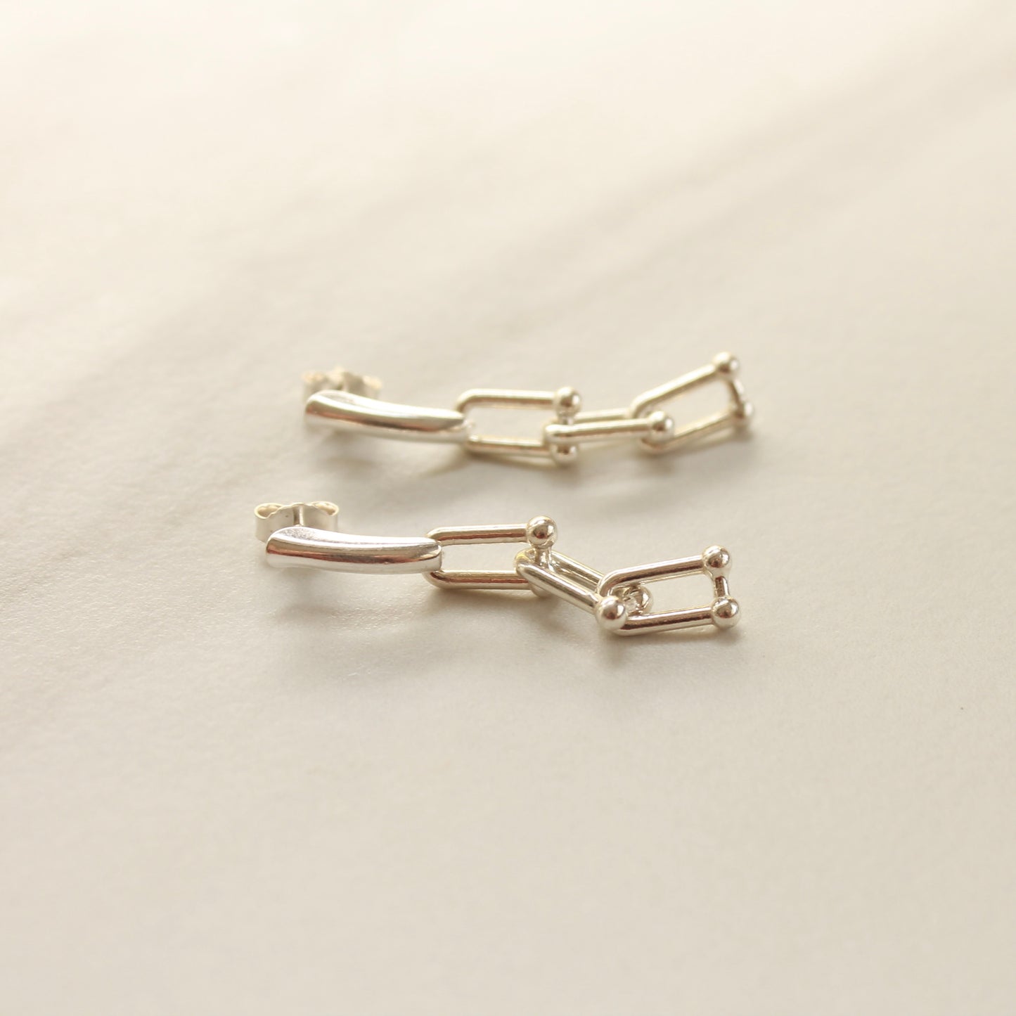 Sterling Silver Hardware Earrings